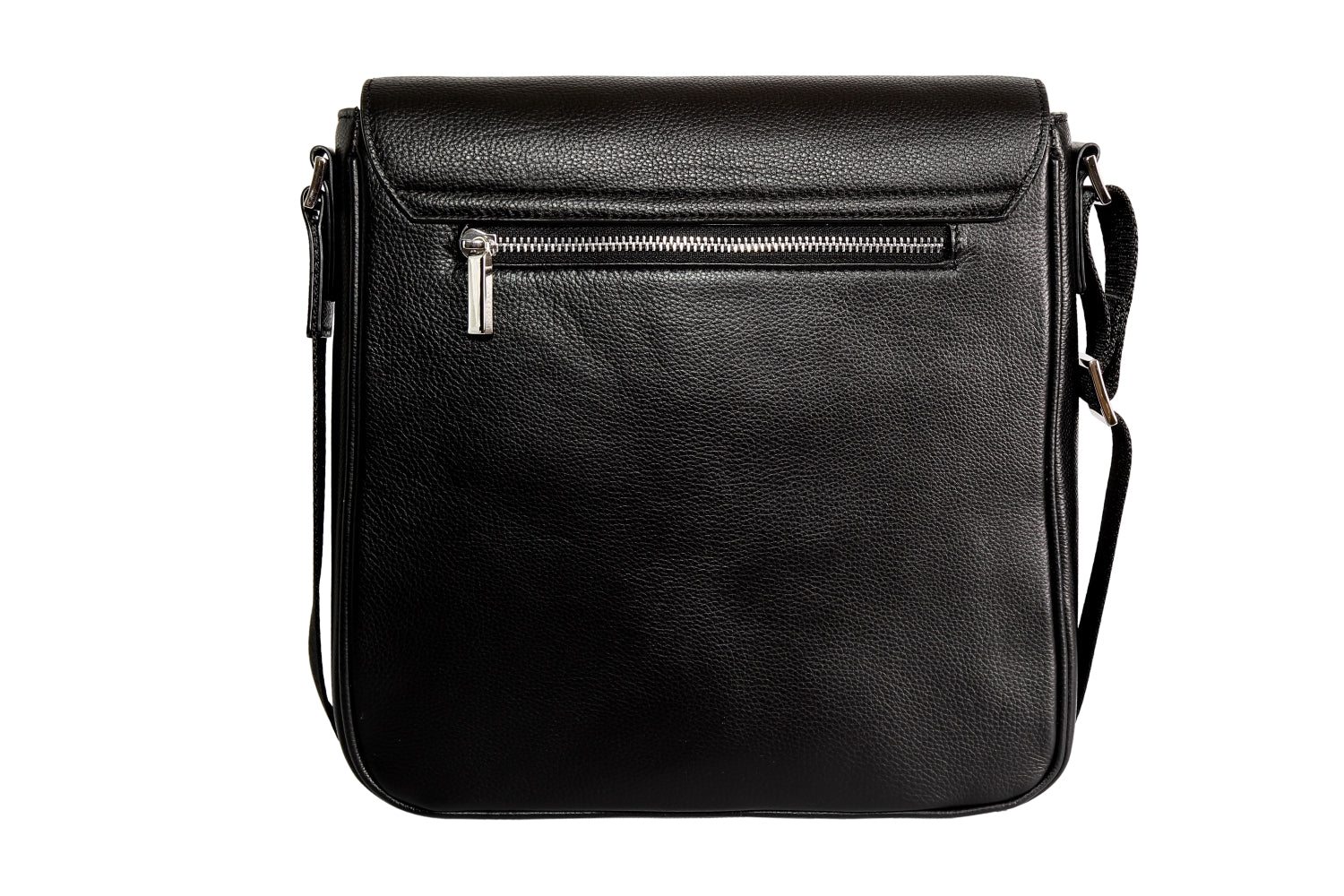 Vky Mateo Pride Leather Messenger Shoulder Bag Handbag Black Rainbow