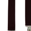 Wide Heavy Duty Adjustable 100cm Plum Adult Mens Suspenders