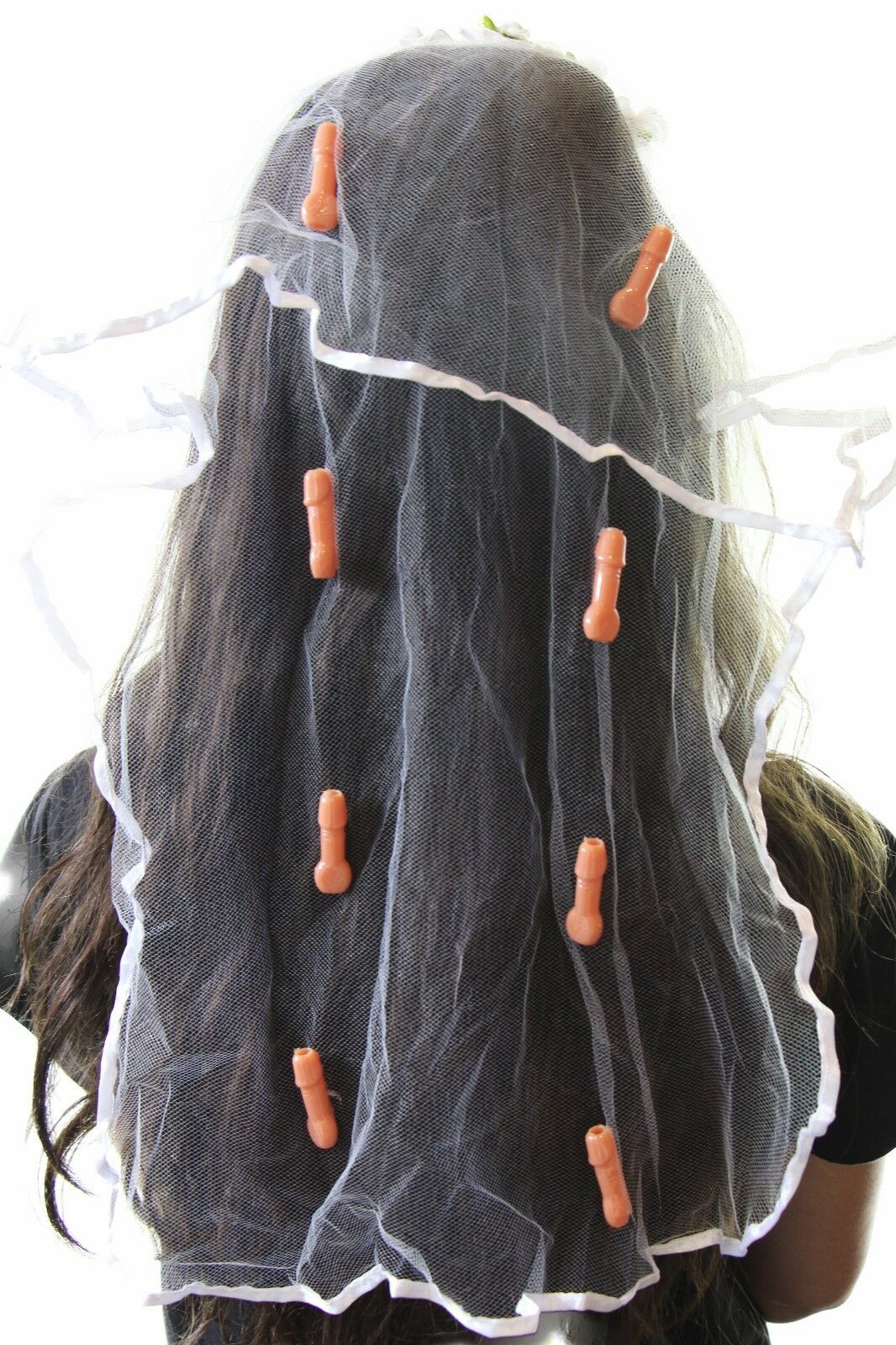 Willy Penis Hens Night Veil Headband Head Band Dick Wedding Party Game Games