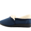 Womens Grosby Catherine Navy Slippers Slip On Flats Ladies Shoes
