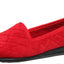 Womens Grosby Dawn Red Comfortable Slippers Ladies Shoes Slip On Flats