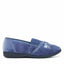Womens Grosby Sasha Slippers Ladies Mid Blue Shoes Slip On Flats