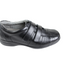 Womens Homyped Evadene Black Flats Slip On Shoes
