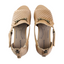 Womens Homyped Florence Latte Tan Sandals Slip On Shoes Flats