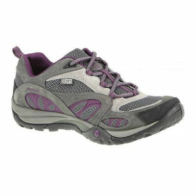 Womens Merrell Azura Waterproof Ladies Walking Shoe Grey Purple Women's Shoes