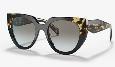 Womens Prada Sunglasses Pr 14Ws Black/Medium Tortoise Sunnies