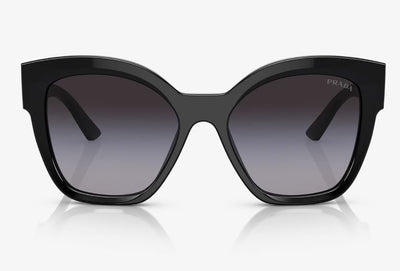 Womens Prada Sunglasses Pr 17Zs Black/Grey Gradient Sunnies