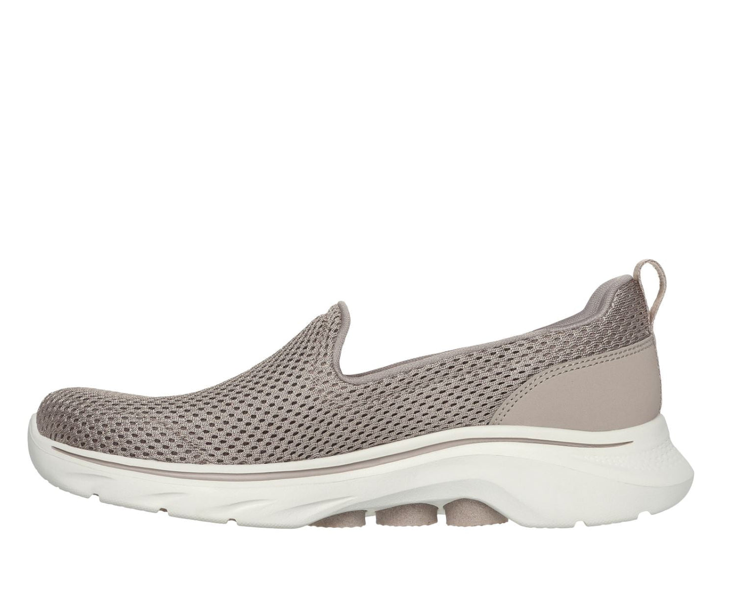 Womens Skechers Go Walk 7- Razi Taupe Walking Shoes