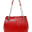 Womens Vky Original Leila Shoulder Classic Leather Bag Handbag - Red