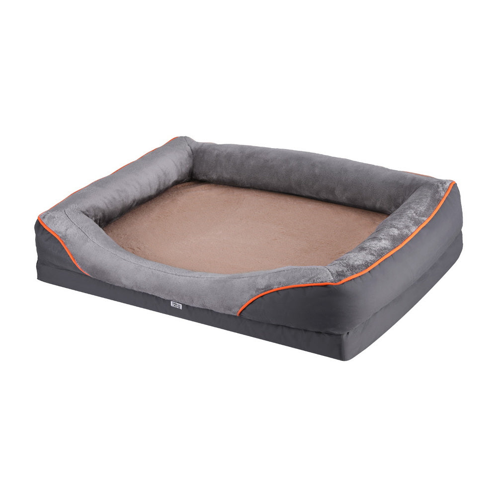 i.Pet Pet Bed Orthopedic Washable Dog Bed Plush Fleece Sofa Cushion Mat