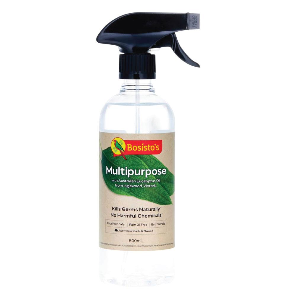 500ml Multi-Purpose Spray Bosisto's Natural Eucalyptus Eco Surface Germ Cleaner