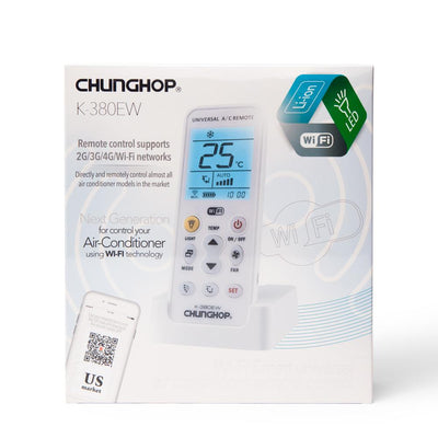 Chunghop K-380EW Wi-Fi Universal Air Conditioner AC Remote Control Replacement