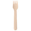 500 X Disposable Wooden Cutlery Bulk Bamboo Party 160mm - Spoons/Knives/Forks