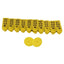 1-100 Cattle Number Ear Tag 5x2cm Set - Yellow Small Pig Sheep Livestock Label