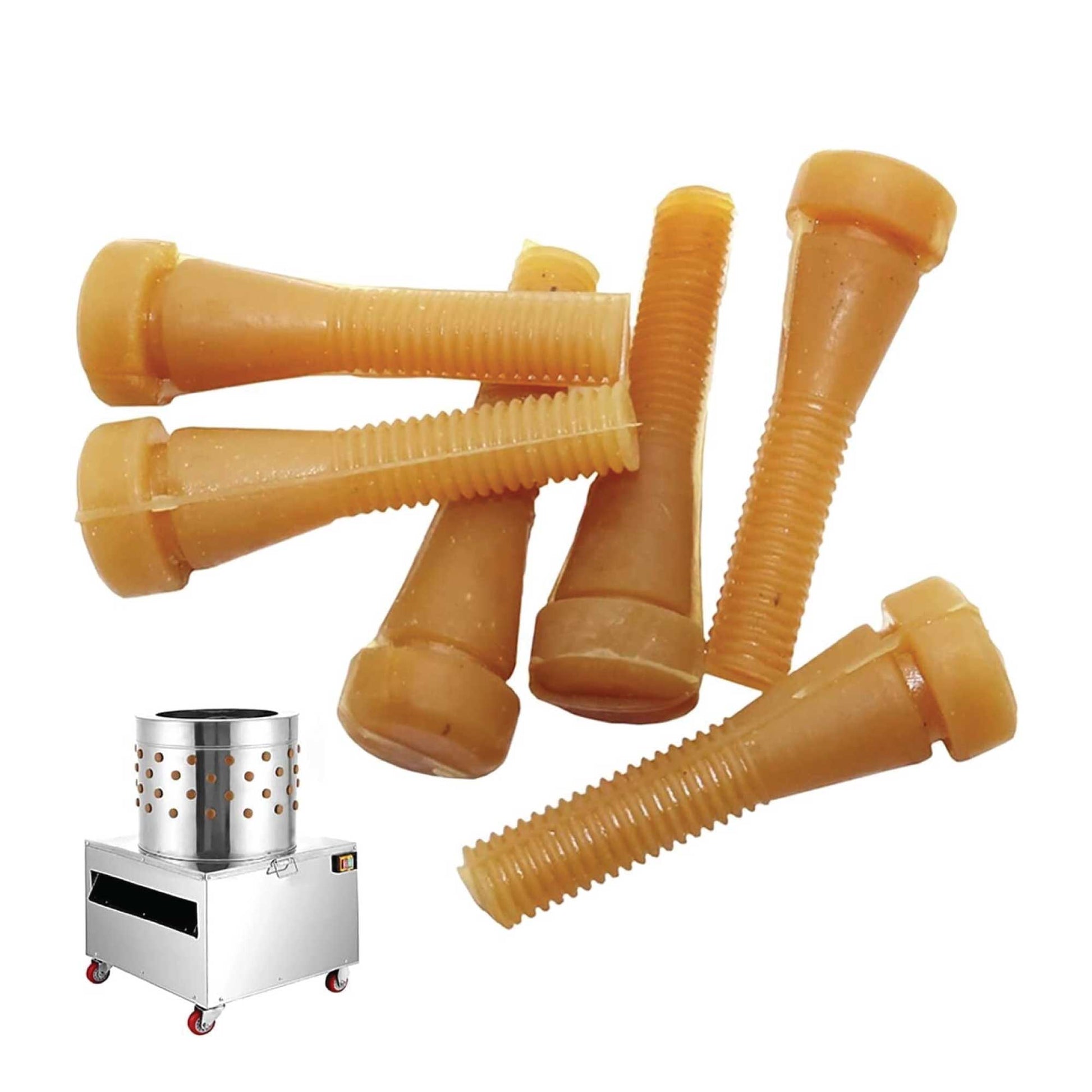 10 Large Replacement Rubber Fingers for Chicken Plucker - Poultry Feathers