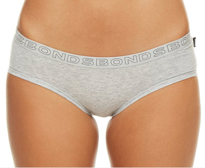 10 Pairs Bonds Hipster Boyleg Briefs Womens Underwear - Grey W1093s