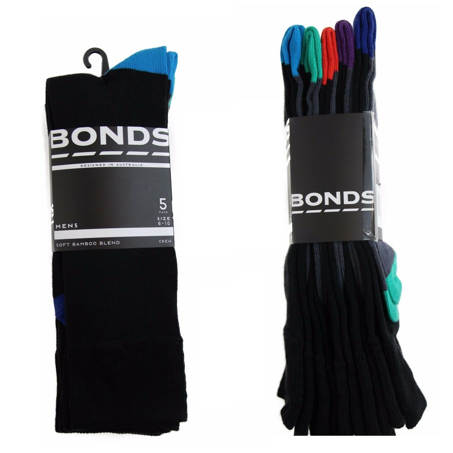 10 Pairs Business Socks Bonds Mens Black Crew Socks Work