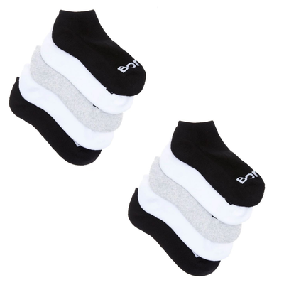 10 Pairs X Womens Bonds Everyday Cushioned Low Cut Socks White/Grey/Black