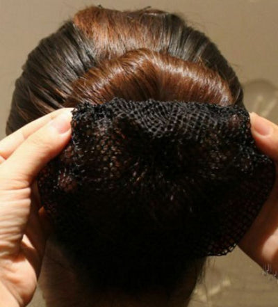 10 Pieces Hair Bun Net Elastic Womens Girls Quality Dance Black Stretch Wig Nets