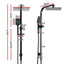 10'' Rain Shower Head Set Handheld Square High Pressure Black