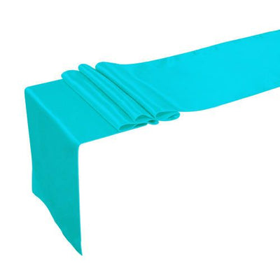 10 Table Runners Satin Wedding Event Runner Sash Cover Chair Sky Blue
