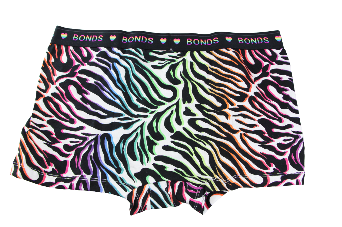 10 x Bonds Mens Guyfront Pride Trunks Underwear Undies Black Multi