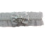 10 x Bridal Garter Wedding Lace Satin Crystal Heart Leg Band Diamante