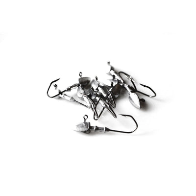 10 x Bullet Jig Heads Fishing Lures Soft Plastics Bream Gulp Shrimp 1/5 Oz 7G