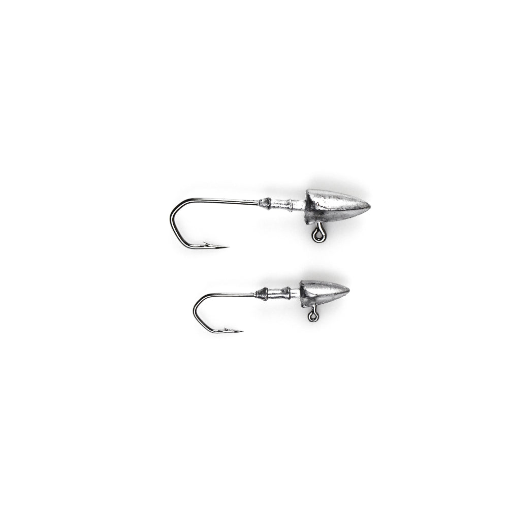 10 x Bullet Jig Heads Fishing Lures Soft Plastics Bream Gulp Shrimp 1/8 Oz 3.5G