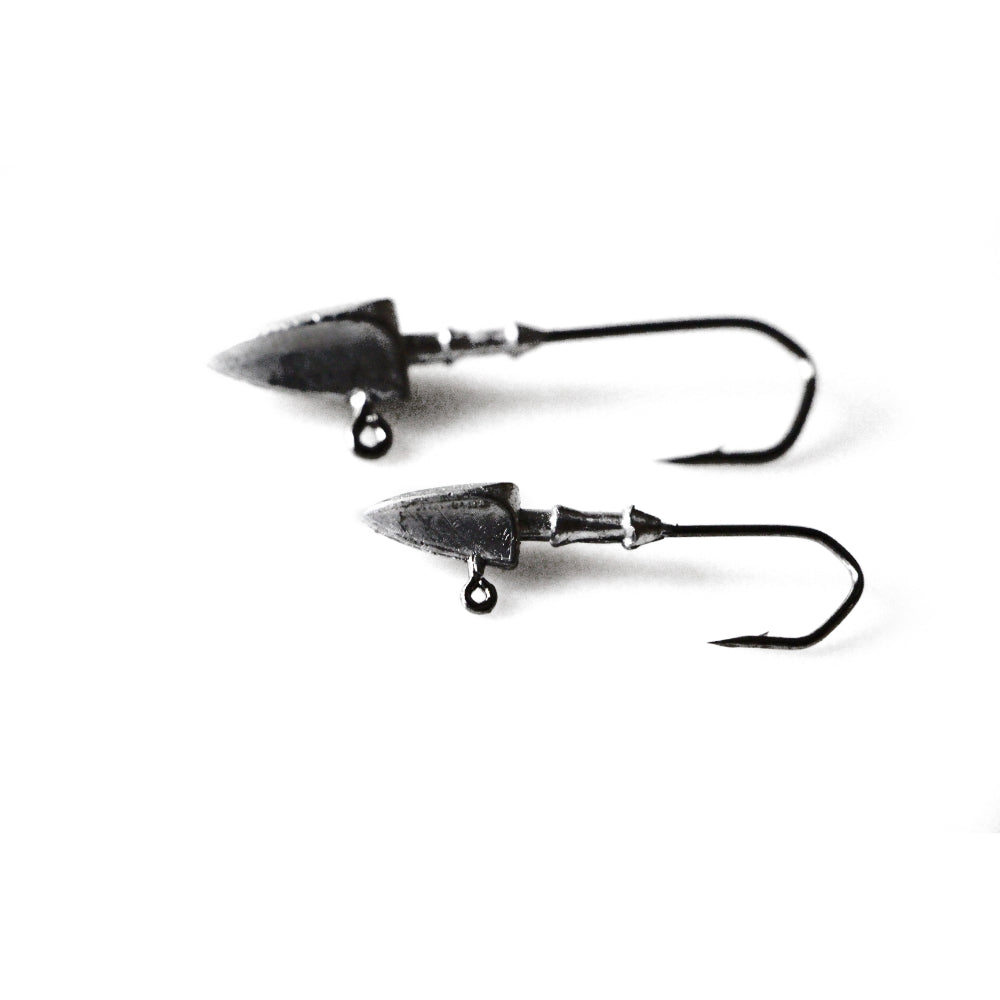 10 x Bullet Jig Heads Fishing Lures Soft Plastics Bream Gulp Shrimp 1/8 Oz 3.5G