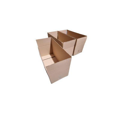 10 x Cardboard Flat-Packed Packing Storage Moving Removalist Boxes Cartons