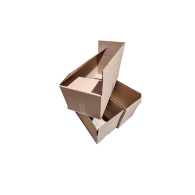 10 x Cardboard Flat-Packed Packing Storage Moving Removalist Boxes Cartons