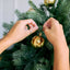 10 x Christmas Tinsel Thick 2-Tone Xmas Garland Tree Decorations - Blue/Silver