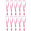10 x Hot Pink Whistles Whistle Sports Cheerleader Hens Night Pink Games Party