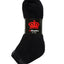 10 x Kinggee Work Socks Black Crew