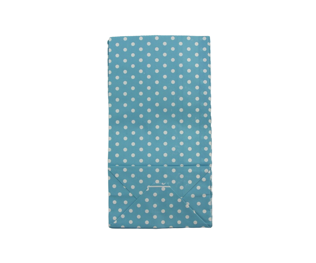 10 x Paper Lolly Bags Large 23Cms Wedding Birthday Gift Polka Dots