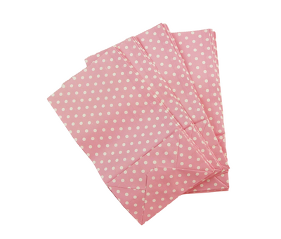 10 x Paper Lolly Bags Large 23Cms Wedding Birthday Gift Polka Dots Light Pink