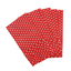10 x Paper Lolly Bags Large 23Cms Wedding Birthday Gift Polka Dots Red