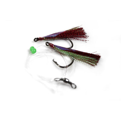10 x Snapper Rigs Flasher Rig Bottom Reef Fishing Lure Hook Paternoster - 5/0