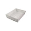 10 x White Disposable Catering Grazing Boxes Trays With Clear PET Lids