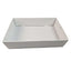 10 x White Disposable Catering Grazing Boxes Trays With Clear PET Lids