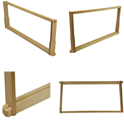 100 Deep Beehive Frames NZ Wood Bee Hive Unassembled Brood Box Frame Beekeeping