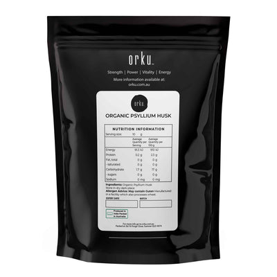 100% Organic Psyllium Husk Powder Bag Isabgol Ispaghula Natural Fibre Supplement