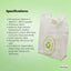 100x Medium Reusable Plastic Singlet Shopping Bags - 80% Recycled 38UM Compliant