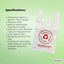 500x Large Reusable Plastic Singlet Shopping Bags - 80% Recycled 38UM Compliant