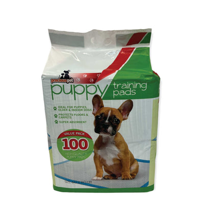 100 Pk Puppy Training Pads 60x60cm Dog Indoor Training Toilet Pee Absorbent Mat