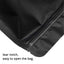 Resealable Stand Up Bags 21x17cm - Black Food Packaging Zip Pouch