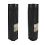 Resealable Stand Up Bags 21x17cm - Black Food Packaging Zip Pouch