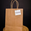 100 X Brown Twisted Handle Kraft Paper Bags Size Small
