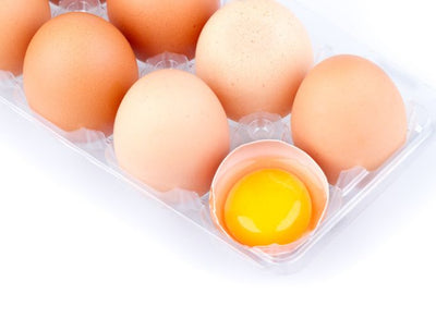 100 X Clear Duck Egg Cartons For 8 Large Eggs